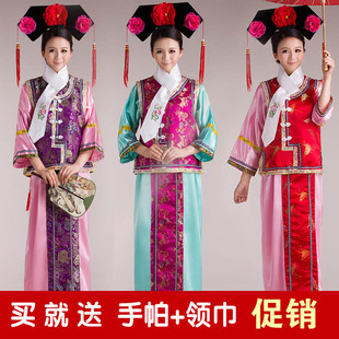 古装公主成人儿童清朝格格服装旗装贵妃服宫女服装演出服照相馆摄
