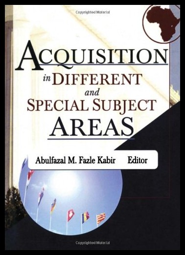 【预售】acquisition in different and special subject area