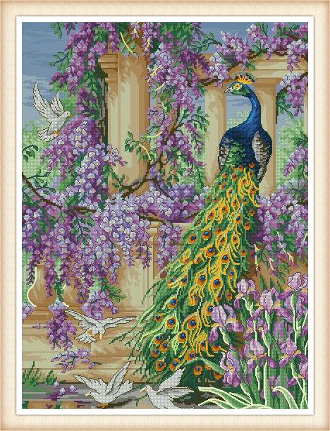 Liu Nian's Brocade quality goods ANC Cross stitch Non calico MAIA Peacockin the Home Fabric , Stitch &amp; Tools Accessories , Cross Stitch Kit  category - from Buy2taobao.com to provide professional Taobao agent buy service