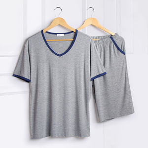 夏季男士冰丝睡衣