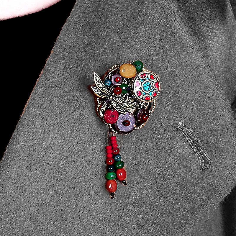 Broche femme en Matériau mixte - Ref 1187881 Image 12