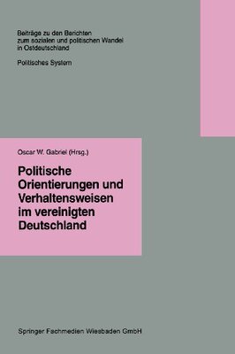【预售】Politische Orientierungen Und Verhaltensweisen...