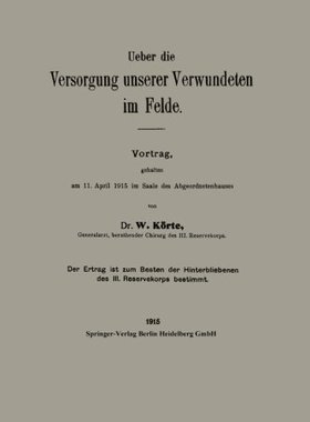 【预订】Ueber Die Versorgung Unserer Verwund...