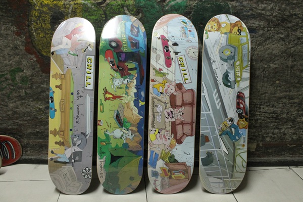 Planche à roulettes CHILL - Ref 2601478 Image 1