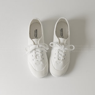 2018秋季 新韩版 学院纯色平底休闲小白鞋 正品 板鞋 女鞋 单鞋 韩国代购