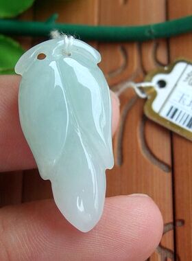94377玉琳阁 实拍图 缅甸玉 天然A货翡翠玉多子多福小玉米吊坠