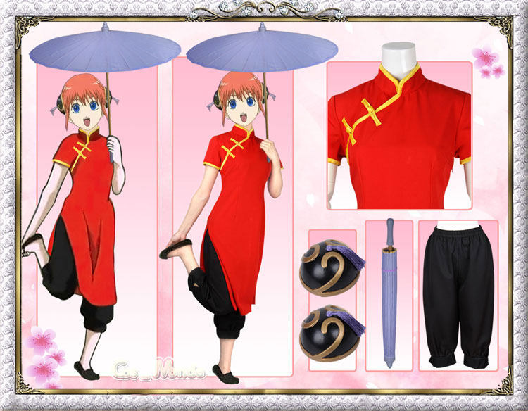 銀魂   神樂 完全再現版   CosPlay服裝在類目 模玩/動漫/周邊/cos/桌遊, Cosplay服飾/道具/服務, Cosplay女裝中 - 來自Buy2taobao.com提供專業的淘寶代購服務