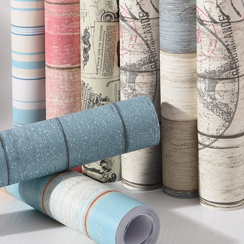 Wood waterproof autohesion wallpaper Mediterranean Sea stripe wallpaper bedroom Sticker dormitory furniture Retread thickening college studentin the Home accessories , Stickers , Wall Stickers  category - from Buy2taobao.com to provide professional Taobao agent buy service