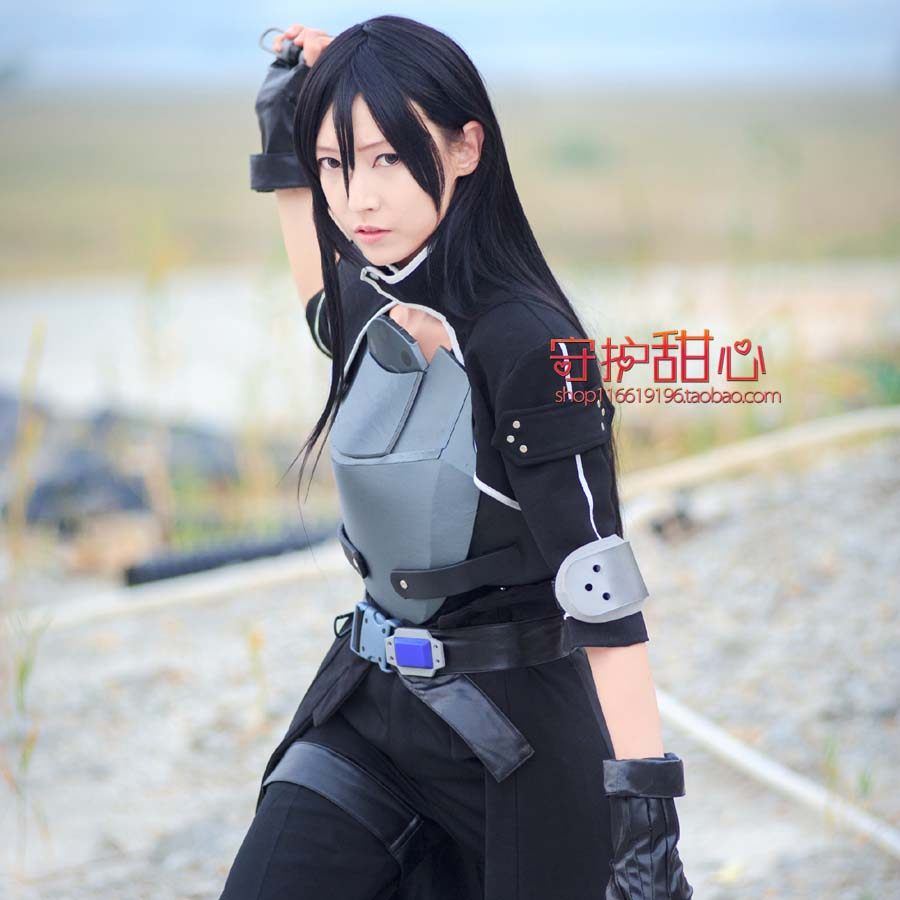 刀剑神域假发幽灵子弹假毛桐人桐谷和人桐子黑色cosplay假发特价_虎窝淘