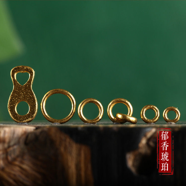 999足金黄金佛珠闭口圆环纯金吊环 配珠手链手串项链金圈挂环挂扣|msdalam kategori barang kemas/berlian/Emerald/emas, perhiasan emas (baru), lain - dari Buy2taobao.com untuk memberikan perkhidmatan ejen Taobao profesional membeli