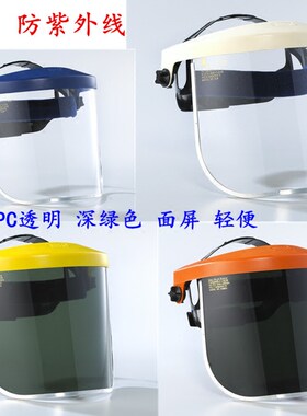 防护面屏透明防飞溅蓝鹰