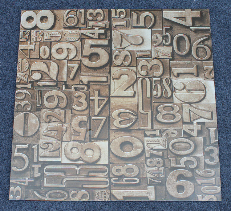 欧美报纸艺术砖3D喷墨地砖600仿古砖酒吧迪吧咖啡厅服装店KTV瓷砖