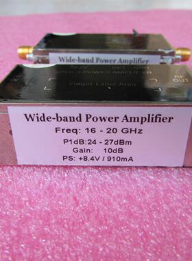 美国进口 16-20GHz 24-27dBm SMA 射频微波中功率放大器