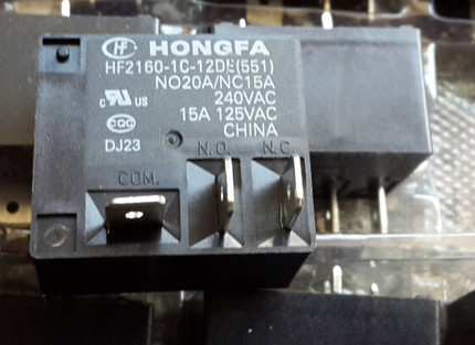 宏发继电器HF2160-1C-12DE(551)