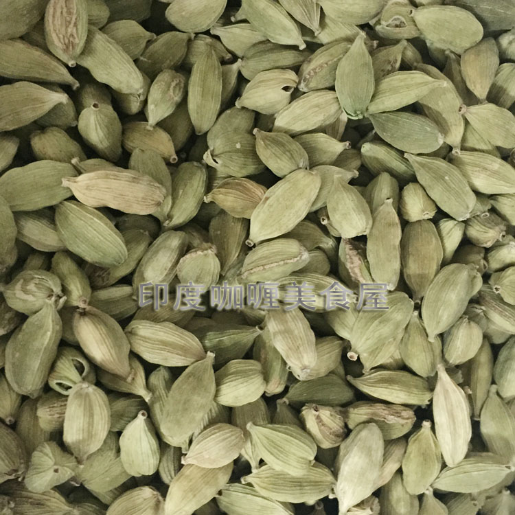 INDIAN FOOD 印度香料 GREEN CARDAMON 绿豆蔻 绿色小豆蔻 500GM