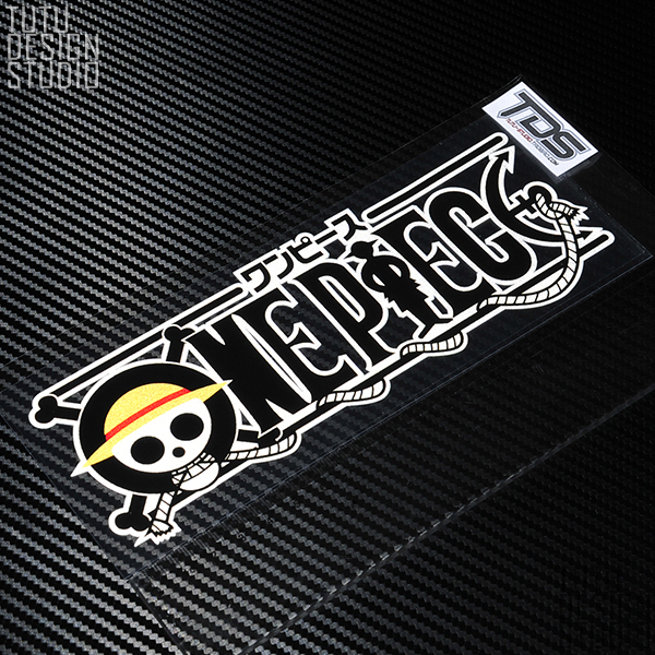 TUTU圖圖車貼 海贼王ONEPIECE 草帽军团卡通贴纸 汽车反光贴 贴花