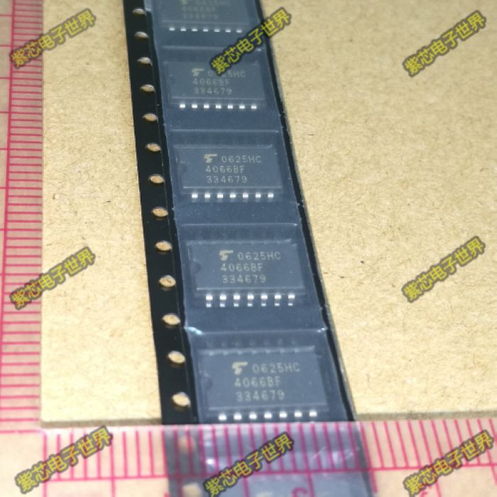 TC4066BF MC14066B SOP14脚 宽体5.2mm 全新进口芯片 贴片IC