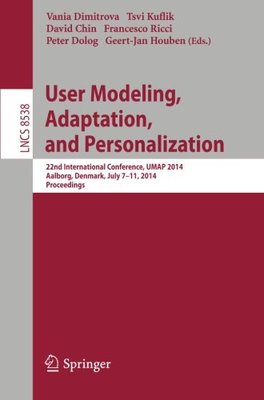 【预售】User Modeling, Adaptation and Personalization:...