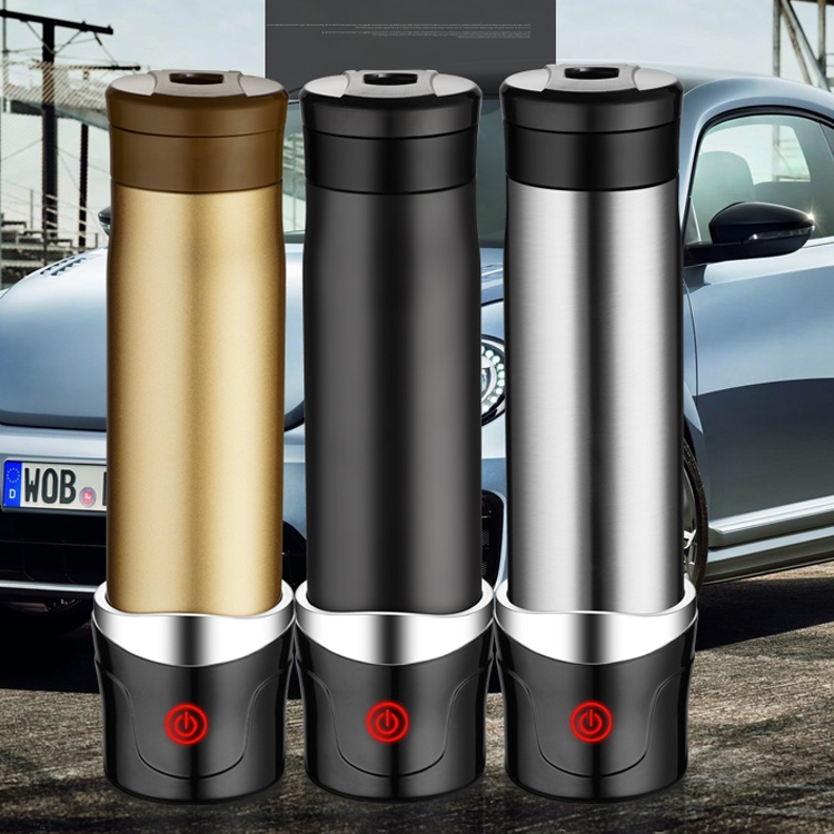 睿驰车载电热杯加热杯保温杯智能汽车加热杯12v 24v车用热水杯子