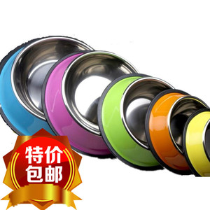 宠物猫狗不锈钢食盆防滑碗泰迪金毛萨摩哈士奇拉布拉多阿拉斯加