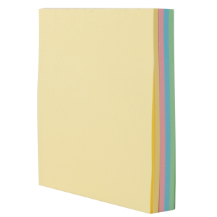 便签本 便利贴9082 便利贴 留言贴 签名贴办公学习4色 告示贴