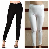 外穿款 秋冬新款 FK723 修身 小脚长裤 专柜正品 欧林雅竹纤维女士单裤