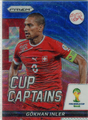 球星卡 469 2014 prizm 世界杯 帕尼尼 panini 瑞士 队长