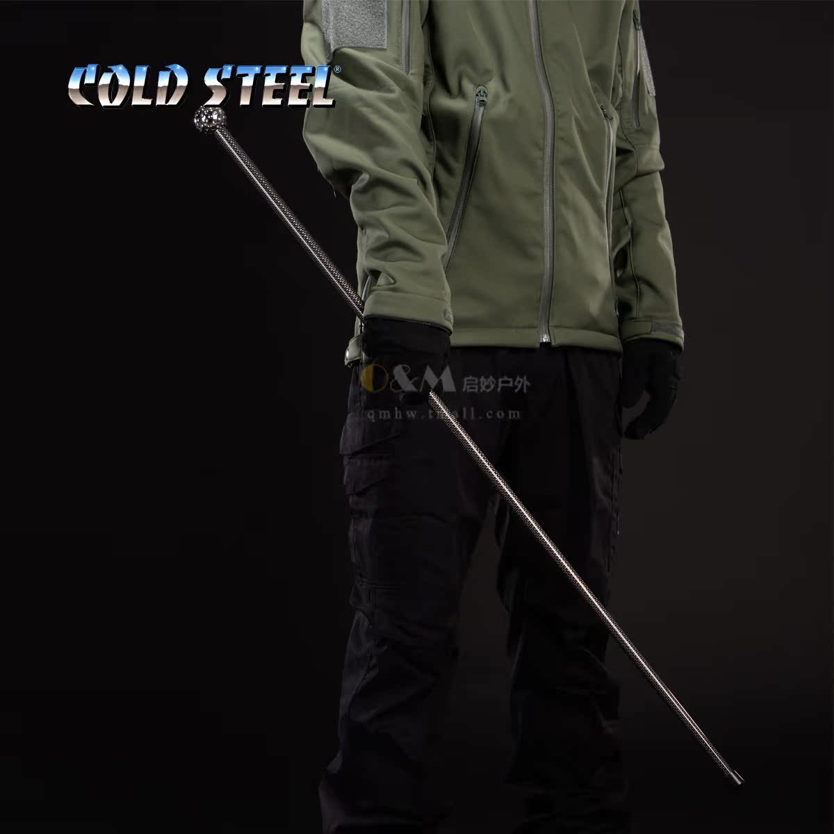 冷钢91ws碳纤维手杖绅士纤细