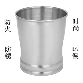 时尚加厚不锈钢垃圾桶家用欧式酒店垃圾筒嵌入式收纳桶无盖出厂价