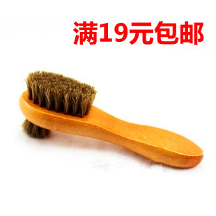 刷上油抛光清洁刷子 优质马鬃毛鞋 刷皮鞋 刷马毛刷鞋 油刷猪毛软毛鞋
