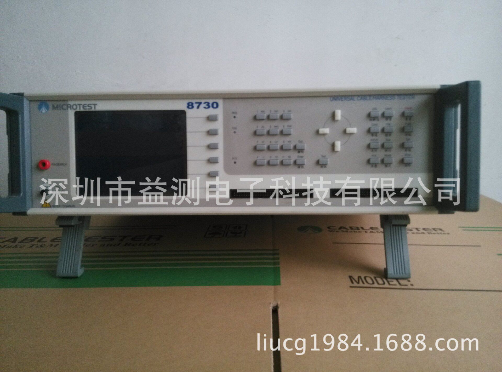二手9.5成新 台湾益和原装线材测试仪8730 8730N 8730NA 8730FA