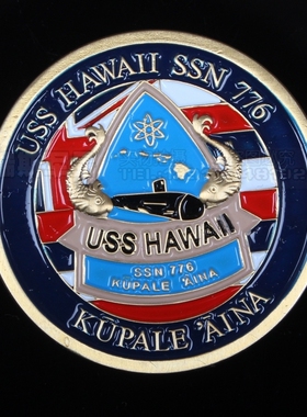 纪念币 决策币 幸运币 金属徽章 USN潜艇作战纪念章