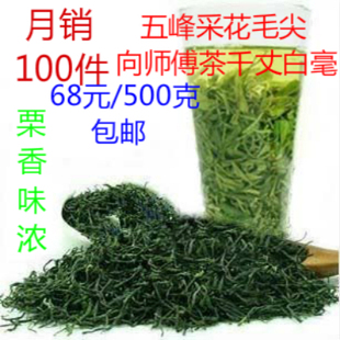 五峰云雾毛尖新绿茶采花湖北宜昌向师傅茶千丈白毫邓村茶