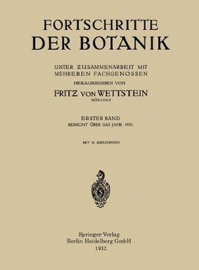 【预订】Fortschritte Der Botanik: Unter Usam...