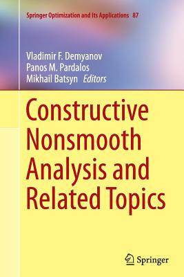 【预订】Constructive Nonsmooth Analysis and ...