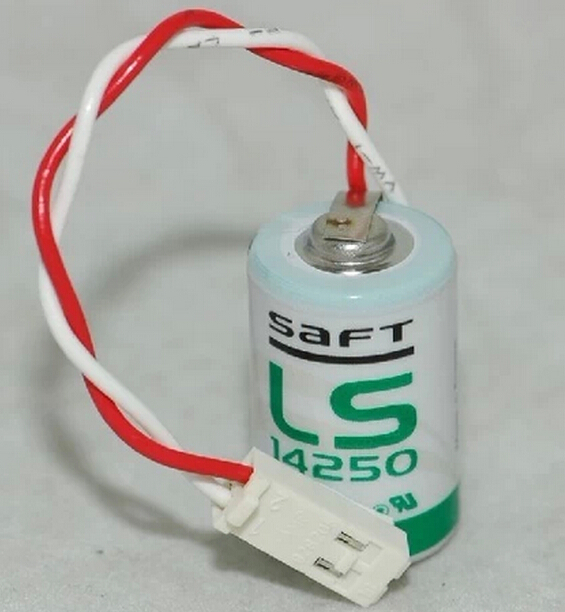 原装正品SAFT LS14250 3.6V 带插头 S7-300PLC用锂电池