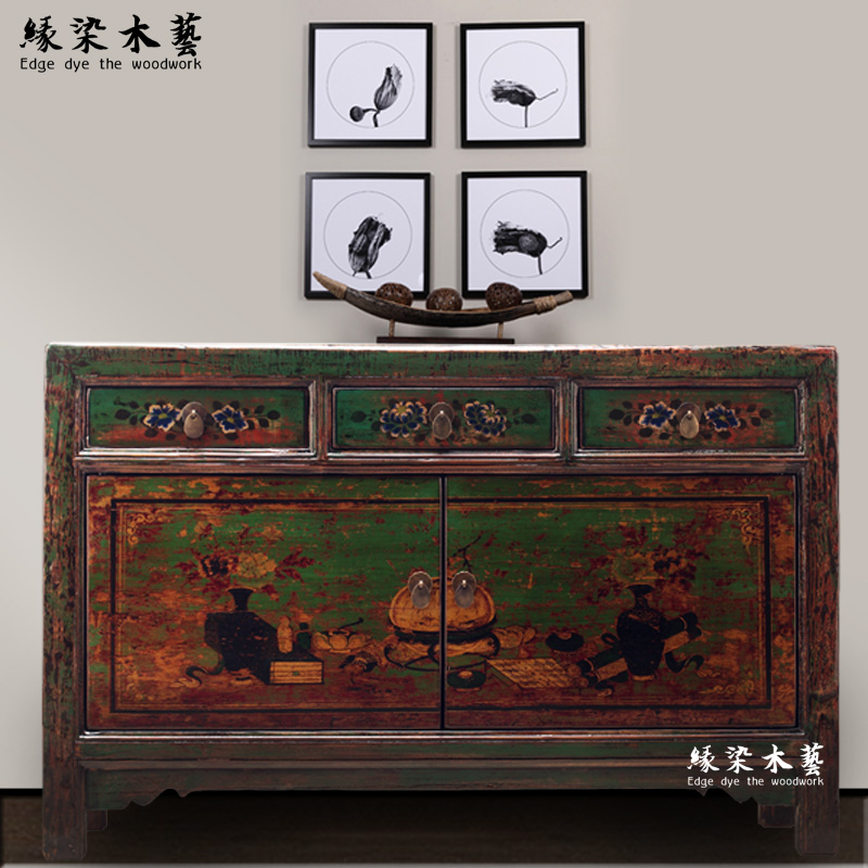 Laojiao bàn gỗ nhà quầy bar quầy bar quầy bar bàn gỗ rắn quầy bàn đồ gỗ tùy chỉnh bàn gỗ - Bàn / Bàn bàn gỗ chân sắt