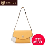 Honggu Hong Gu authentic retro leather 2015 new Europe and women shoulder Crossbody fashion baodan for 5387