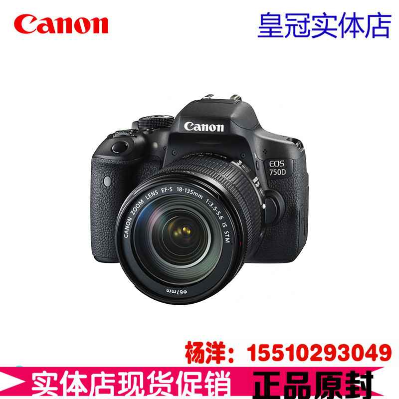 Canon/¼ÑÄÜ EOS 750D Ì×»úEF-S 18-135¾µÍ·Ì×»ú ÈëÃż¶¼ÒÓÃÏà»ú