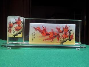 民族特色手工艺礼品 内画鼻烟壶 办公室家居家庭装饰摆件屏风笔筒