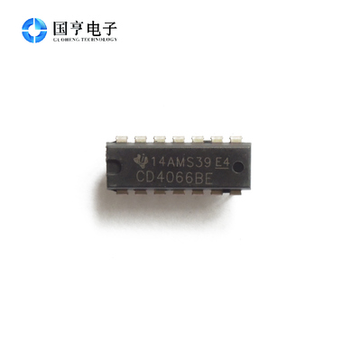 直插 CD4066BE DIP-14 CD/HEF/HCF4066BE 四路电子开关集成电路