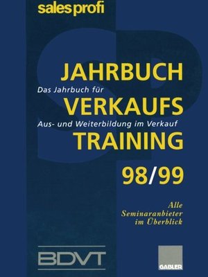 【预售】Jahrbuch Verkaufstraining 98/99: Das Jahrbuch ...