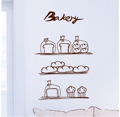 Patisserie Cake Glass door Sticker baking Dessert shop Bakery Showcase decorate Wall stickersin the Home accessories , Stickers , Wall Stickers  category - from Buy2taobao.com to provide professional Taobao agent buy service