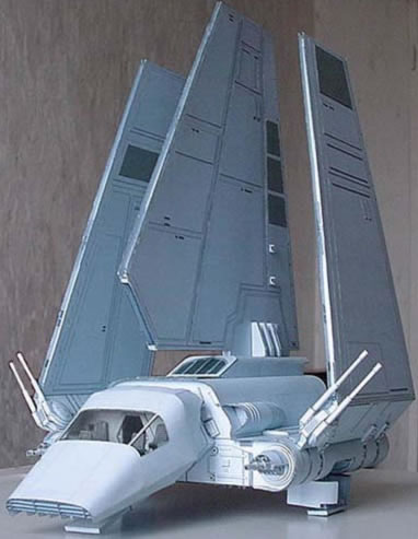 需自己做 7815 星球大战 帝国航班(2) 3D纸模型 纸艺 纸雕 DIY