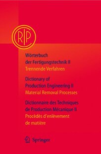 【预订】Worterbuch Der Fertigungstechnik / D...