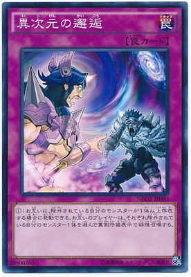 【假面卡牌】游戏王 NR平罕 异次元的邂逅 902 NECH  日版