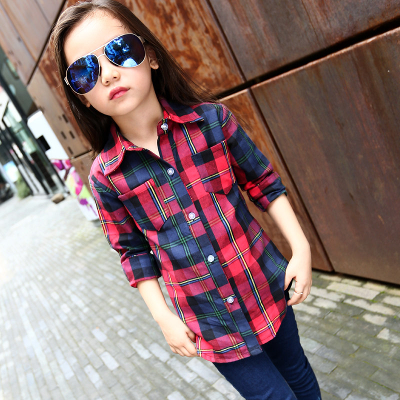 Chemise fille à manche longue - Ref 2085256 Image 1