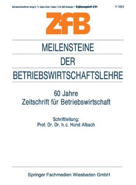 【预售】Meilensteine Der Betriebswirtschaftslehre: 60 ...