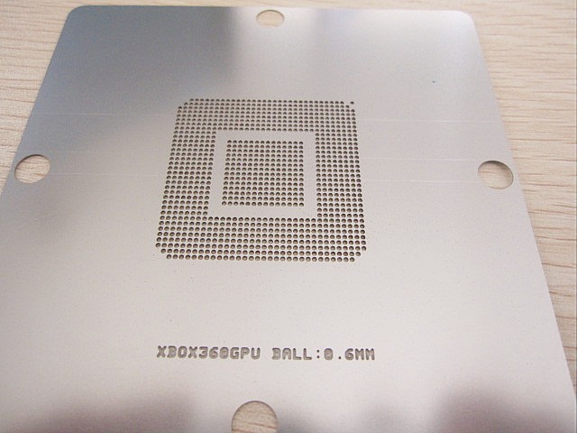 XBOX360 GPU 芯片植珠 植球钢网 BGA钢网 0.6MM 80*80 90x90mm