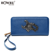 2015 winter season Scorpio clutch bag new Korean version of solid leisure fashion purse handbag women bag